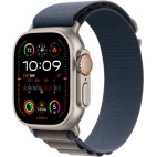 Apple Watch Ultra 2, 49 мм, корпус из титана, ремешок Alpine синего цвета, размер L