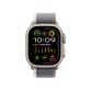 Apple Watch Ultra 2 49 мм, ремешок Alpine Trail зеленого/серого цвета, размер M/L