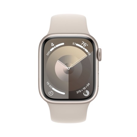 Apple Watch Series 9, 41mm, Aluminium Case «Сияющая звезда», with Sport Band «сияющая звезда» S/M