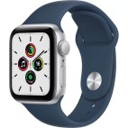 Часы Apple Watch SE (2021) 40mm серебристый/синий омут, спортивный ремешок, MKNY3