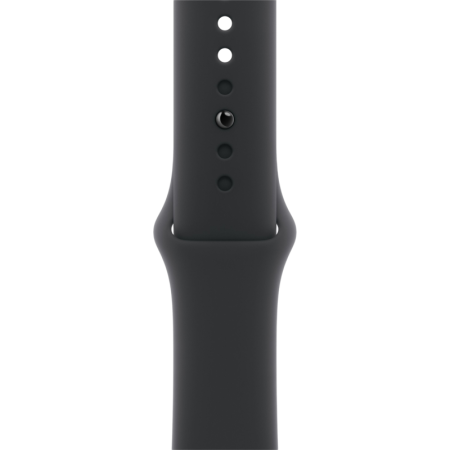 Часы Apple Watch Series 11, 42 мм, Jet Black Aluminum, ремешок Sport Band Black M/L