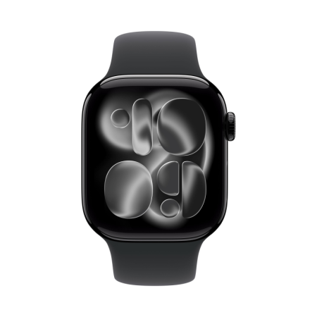 Часы Apple Watch Series 11, 42 мм, Jet Black Aluminum, ремеш