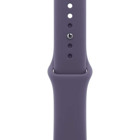 Часы Apple Watch Series 11, 42 мм, Silver Aluminum, ремешок Sport Band Purple Fog M/L