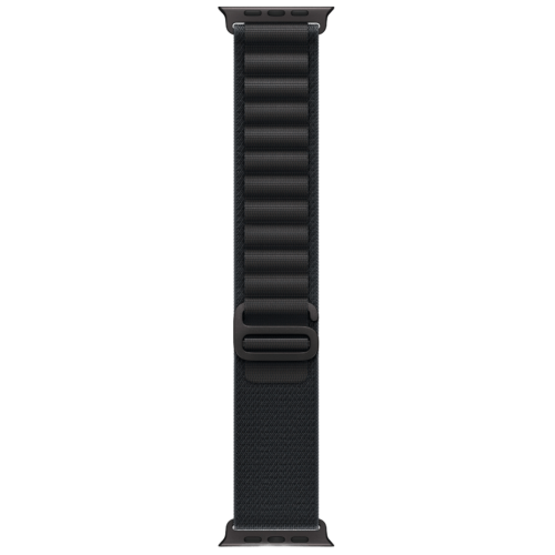 Apple Watch Ultra 3, 49 мм, Black Titanium, ремешок Alpine чёрного цвета M