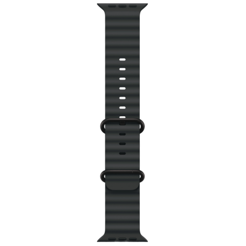 Apple Watch Ultra 3, 49 мм, Black Titanium, ремешок Ocean цвета «чёрного цвета»
