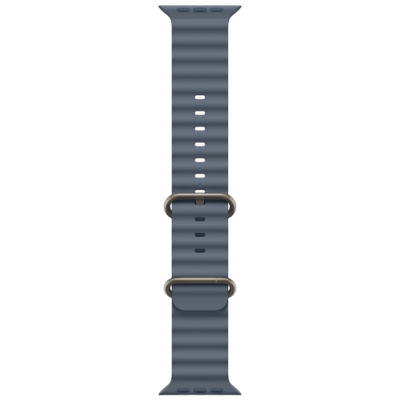 Часы Apple Watch Ultra 3, 49 мм, Natural Titanium, ремешок Ocean цвета Anchor Blue