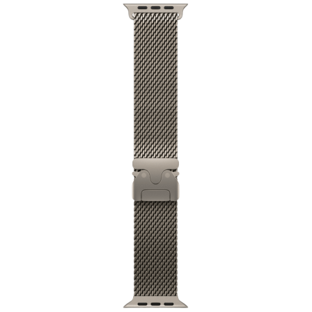 Часы Apple Watch Ultra 3, 49 мм, Natural Titanium, ремешок Milanese Natural цвета L