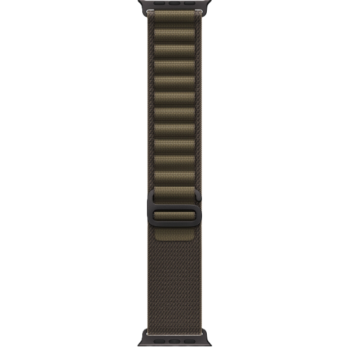 Apple Watch Ultra 4, 49 мм, Black Titanium, Dark Olive Alpine Loop (L)