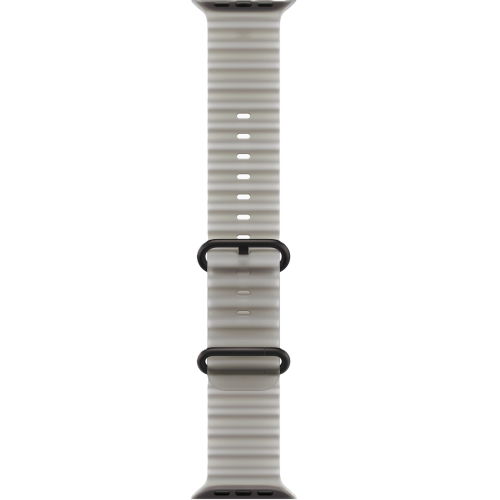 Apple Watch Ultra 4, 49 мм, Black Titanium, Translucent Gray Ocean Band