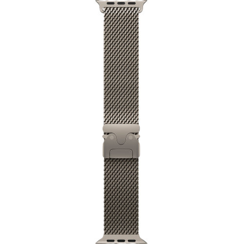Apple Watch Ultra 4, 49 мм, Natural Titanium, Natural Titanium Milanese Loop (L)