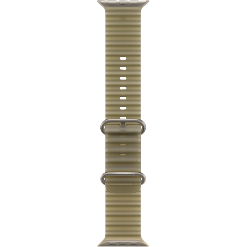 Apple Watch Ultra 4, 49 мм, Natural Titanium, Translucent Kelp Ocean Band