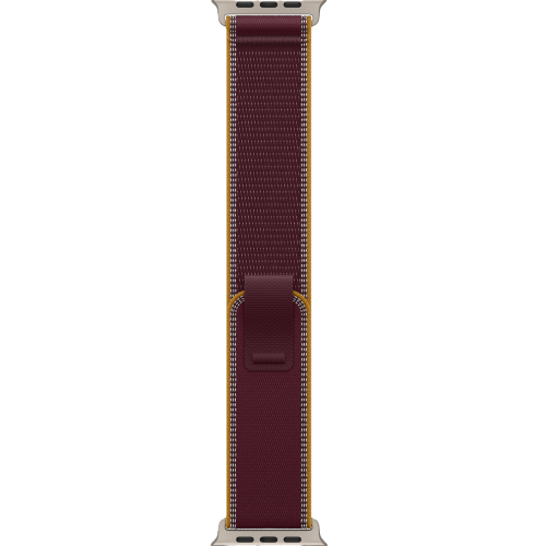 Apple Watch Ultra 4, 49 мм, Natural Titanium, Burgundy Trail Loop (S/M)