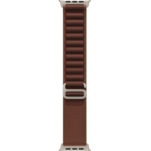 Apple Watch Ultra 4, 49 мм, Natural Titanium, Burgundy Alpine Loop (L)
