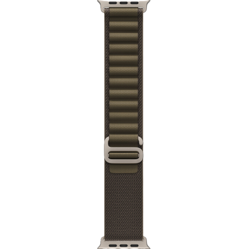 Apple Watch Ultra 4, 49 мм, Natural Titanium, Dark Olive Alpine Loop (M)