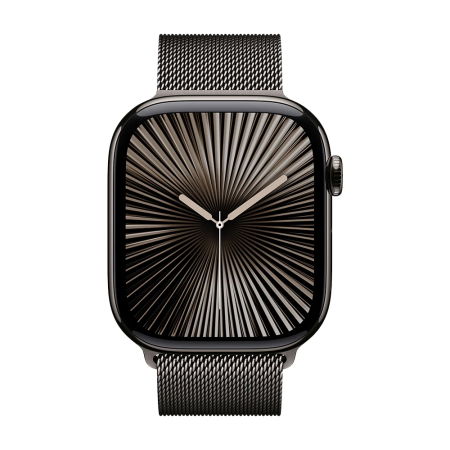 Часы Apple Watch Series 10, 42 мм, Slate Titanium Case with Slate Milanese Loop
