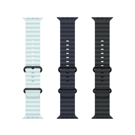 Часы Apple Watch Ultra 2 (2024), 49 мм, корпус черный титан, ремешок Ocean черного цвета