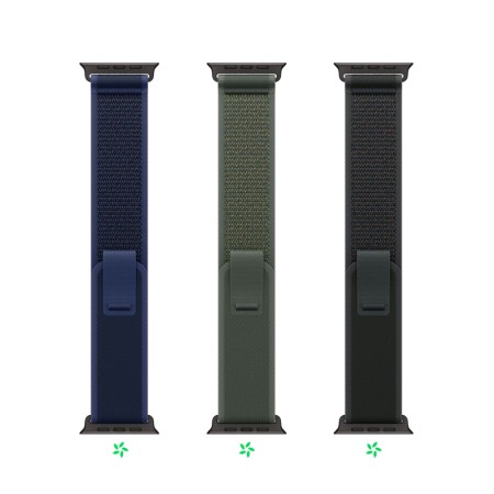 Часы Apple Watch Ultra 2 (2024), 49 мм, корпус черный титан, ремешок Trail черного цвета, размер M/L