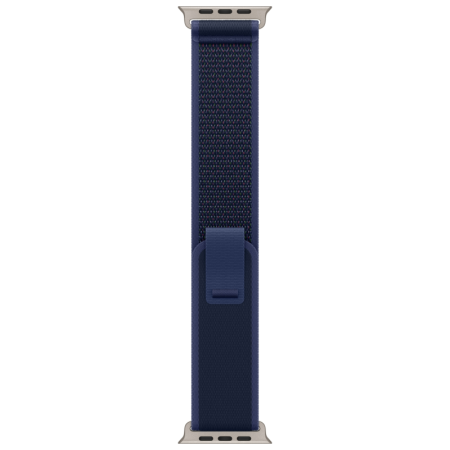 Часы Apple Watch Ultra 2 (2024), 49 мм, корпус Natural Titanium, ремешок Trail синего цвета, размер S/M