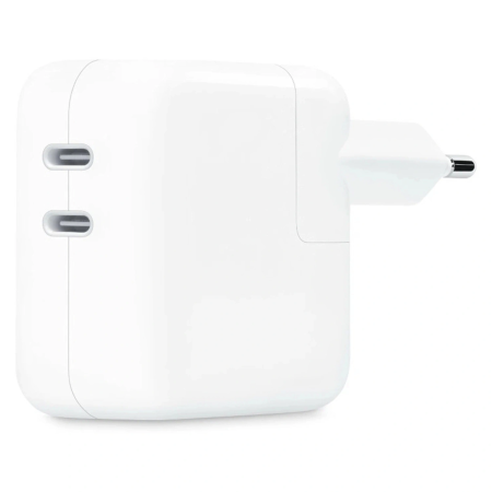Сетевое зарядное устройство Apple 35W Dual USB-C, Белый MNWP3
