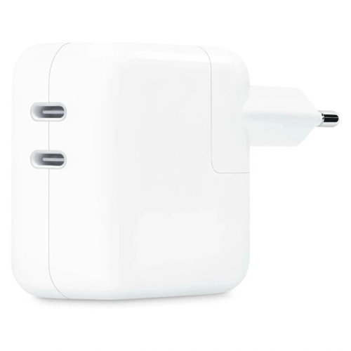 Сетевое зарядное устройство Apple 35W Dual USB-C, Белый MNWP3