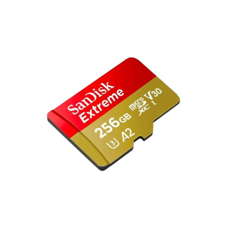 Карта памяти Sandisk Extreme microSDXC 256 ГБ A2, UHS класс 3, класс видео 30