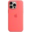 Чехол MagSafe для iPhone 15 Pro, силикон, guava