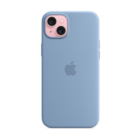 Чехол MagSafe для iPhone 15, силикон, winter blue