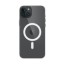 Чехол силиконовый MagSafe для iPhone 15 Plus, прозрачный