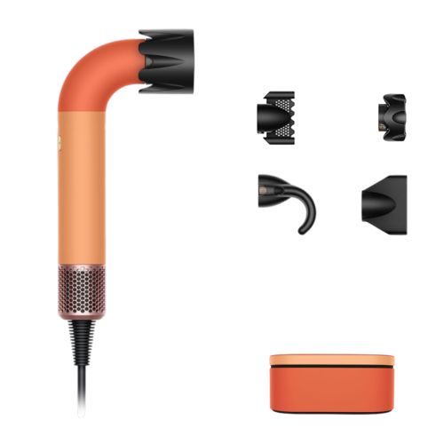 Dyson Supersonic R Pro HD17 «Ceramic Apricot/Topaz» для прямых волос (Straight+Wavy) с кейсом