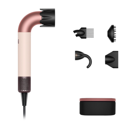 Dyson Supersonic R Pro HD17 «Ceramic Pink/Rose Gold» для кудрявых волос (Curly+Coily) с кейсом, EU (наша вилка)