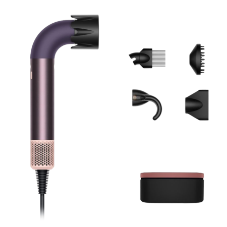 Фен Dyson Supersonic R Pro HD17 «Jasper Plum» для кудрявых волос (Curly+Coily) с кейсом