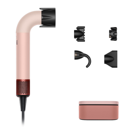Dyson Supersonic R Pro HD17 «Kanzan Pink» для прямых волос (Straight+Wavy) с кейсом, (наша вилка)