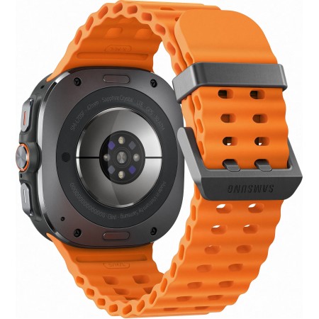 Умные часы Samsung Galaxy Watch Ultra 2025 47мм LTE, серый титан/оранжевый