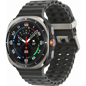 Умные часы Samsung Galaxy Watch Ultra 2025 47мм LTE, серебристый титан/серый