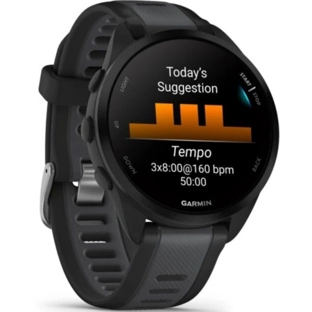Умные часы Garmin Forerunner 165 Music (010-02863-30) Black/Slate Gray