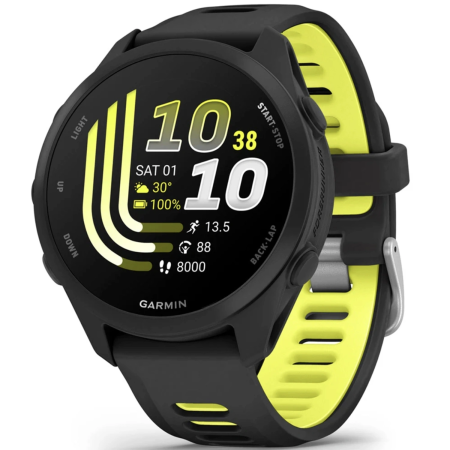 Умные часы Garmin Forerunner 170 (010-03920-00) Black/Amp Yellow