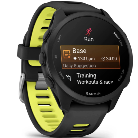 Умные часы Garmin Forerunner 170 (010-03920-00) Black/Amp Yellow