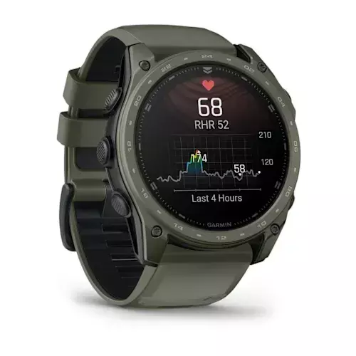 Garmin Tactix 8 51mm Amoled Sapphire Solver and Ceracote Coating (010-04553-11), Olive