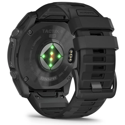 Garmin Tactix 8 51mm Solar Sapphire Elite Applied Ballistics (010-03407-11), Black