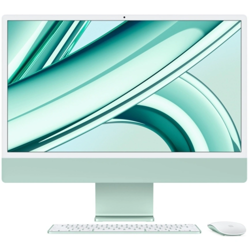 Apple iMac 24" Retina 4,5K (M3, 8C CPU, 10C GPU, 2023), 16 ГБ, 512 ГБ SSD, зеленый