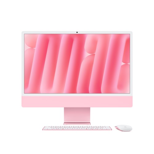 Apple iMac 24" Retina 4,5K (M4 10C CPU, 10C GPU, 2024), 24 ГБ, 512 ГБ SSD, розовый, MD2U4