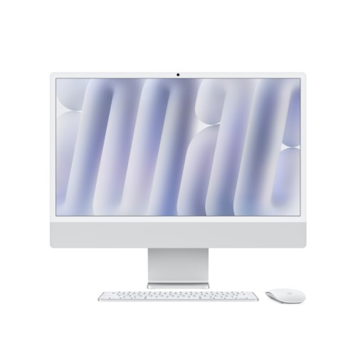 Apple iMac 24" Retina 4,5K (M4 10C CPU, 10C GPU, 2024), 24 ГБ, 512 ГБ SSD, серебристый, MCR24