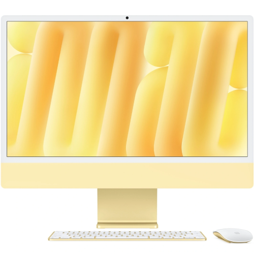 Apple iMac 24" Retina 4,5K (M4 10C CPU, 10C GPU, 2024), 24 ГБ, 1ТБ SSD, желтый