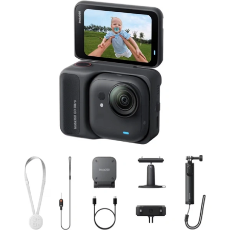 Экшн-камера Insta360 GO Ultra Creator Bundle, Черный