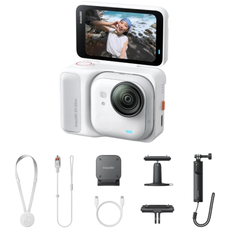 Экшн-камера Insta360 GO Ultra Creator Bundle, Белый