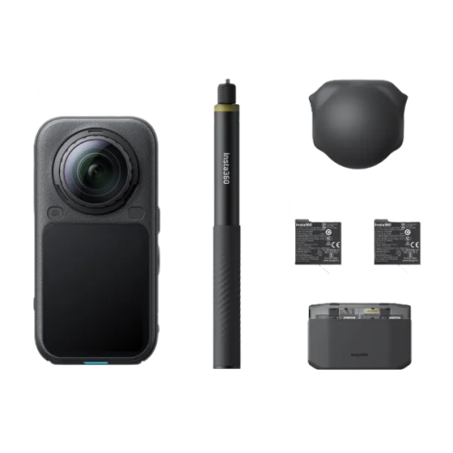 Insta360 X6 (360° 8К, 120 МП) Essentials Bundle, Черный