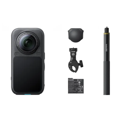 Insta360 X6 (360° 8К, 120 МП) Motorcycle Bundle, Черный