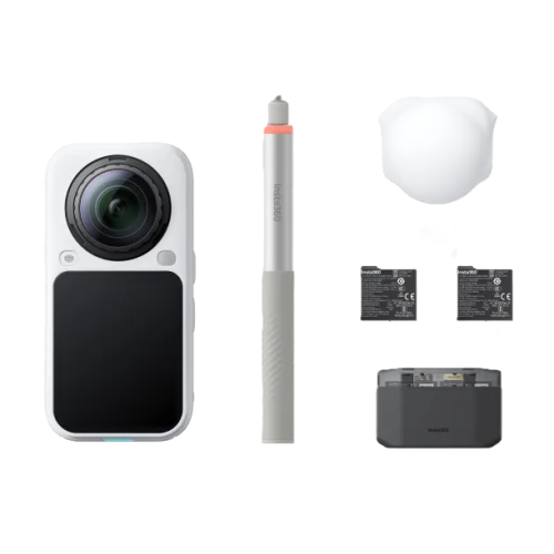 Insta360 X6 (360° 8К, 120 МП) Essentials Bundle, Белый