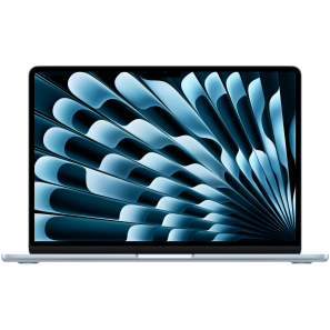 Apple MacBook Air 13" (M4, 10C CPU/10C GPU, 2025), 24 ГБ, 512 ГБ SSD, MC6V4 «небесно-голубой»
