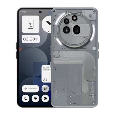 Смартфон Nothing Phone (3a) Pro 12/256ГБ, Grey (Global)